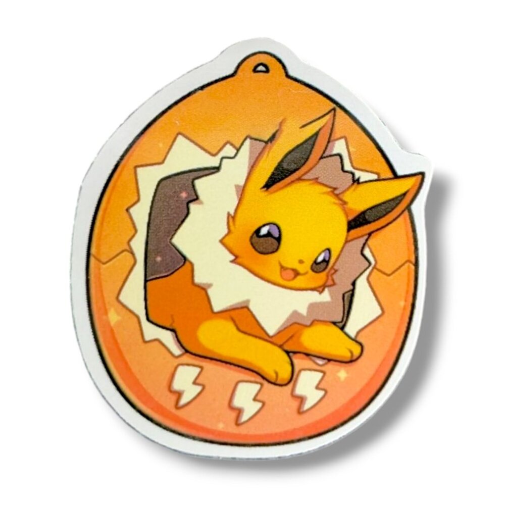 Anime Pokemon Vinyl Sticker (KK22): Jolteon Game Console 1.5 in.